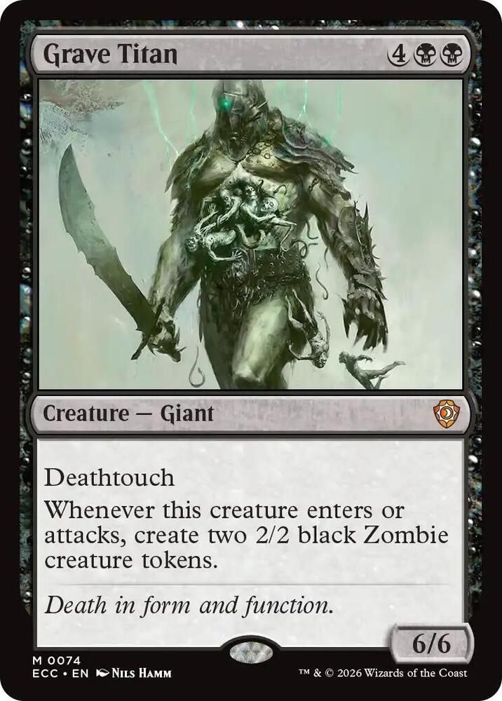 SJ Grave Titan - Commander: Lorwyn Eclipsed (ECC) Commander: Lorwyn Eclipsed