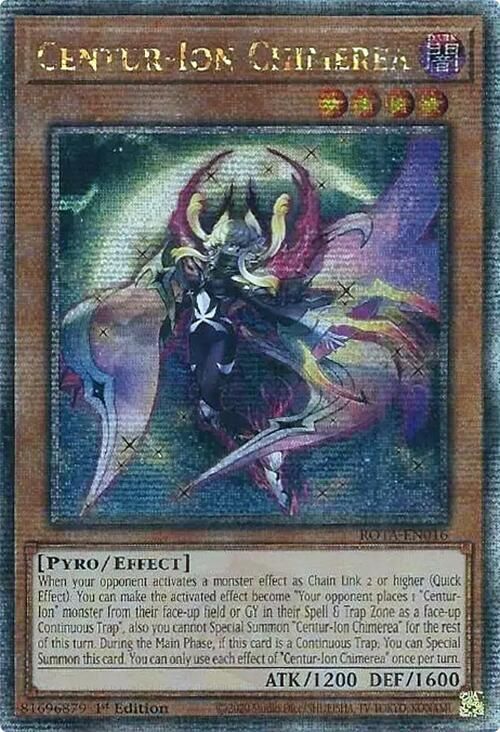 SJ Centur-Ion Chimerea (Quarter Century Secret Rare) - Rage of the Abyss (ROTA) Rage of the Abyss
