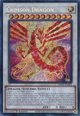 SJ Crimson Dragon (Secret Rare) - Quarter Century Stampede (RA04) Quarter Century Stampede