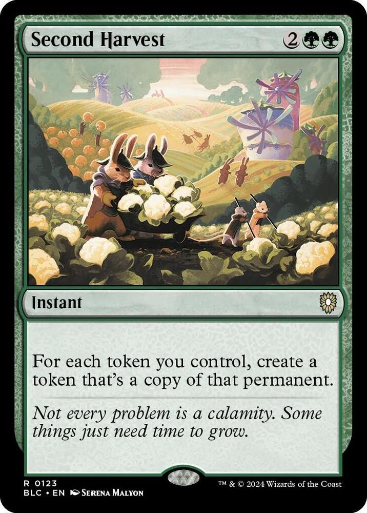 SJ Second Harvest - Commander: Bloomburrow (BLC) Commander: Bloomburrow