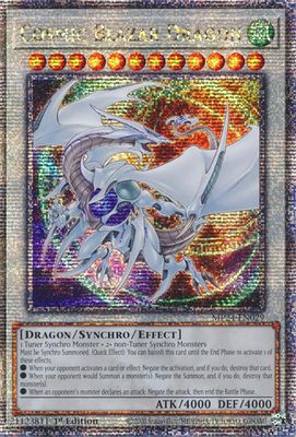 SJ Cosmic Blazar Dragon (Quarter Century Secret Rare) - 25th Anniversary Tin: Dueling Mirrors (MP24) 25th Anniversary Tin: Dueling Mirrors