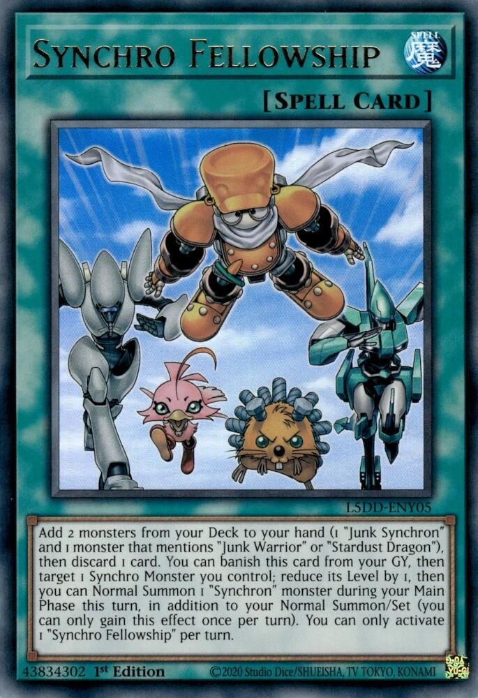 SJ Synchro Fellowship - Legendary 5D's Decks (L5DD) Legendary 5D's Decks Ultra