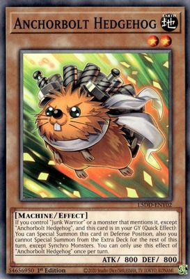 SJ Anchorbolt Hedgehog - Legendary 5D's Decks (L5DD) Legendary 5D's Decks