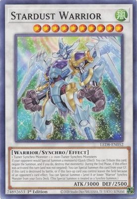 SJ Stardust Warrior - LED8-EN052 - Common 1st Edition Legendary Duelists: Synchro Storm 1st Edition Singles