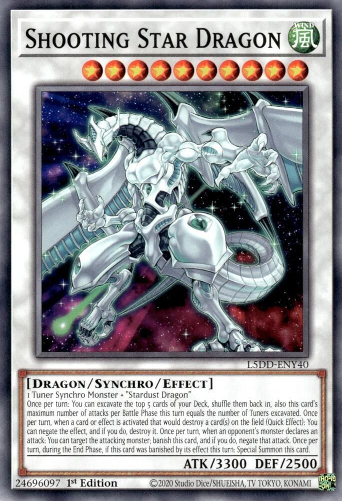 SJ Shooting Star Dragon - Legendary 5D's Decks (L5DD) Legendary 5D's Decks