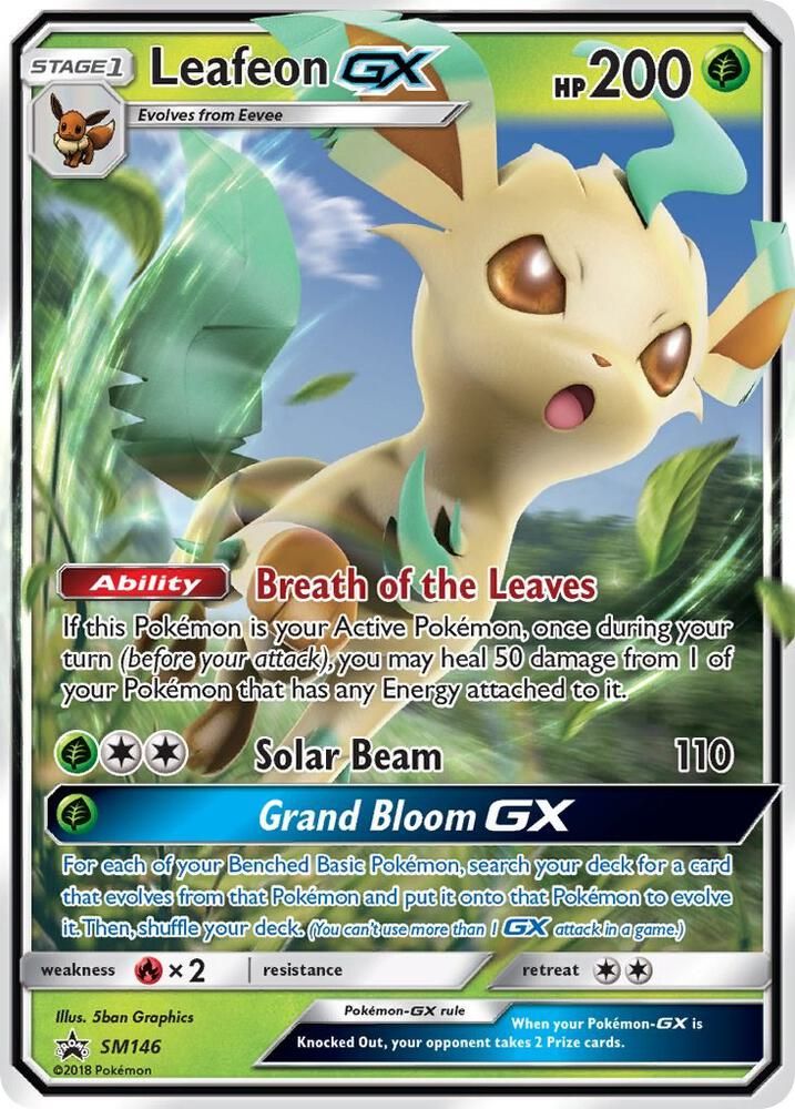 SJF Leafeon GX - SM146 - SM Promos (SMP) SM Promos