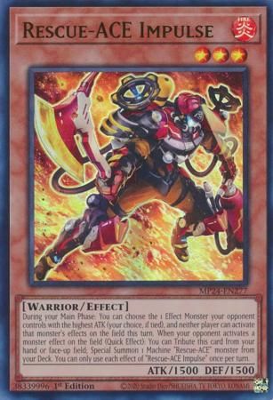 SJ Rescue-ACE Impulse - MP24-EN277 - Ultra Rare 1st Edition Mega Tin 2024 Dueling Mirrors Singles