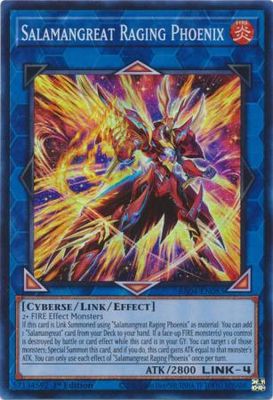 SJ Salamangreat Raging Phoenix - RA04-EN083 - Super Rare 1st Edition Quarter Century Stampede 1st Edition Singles