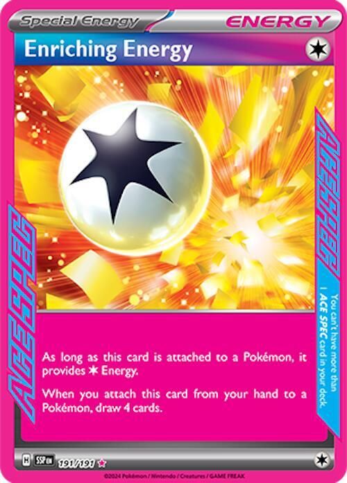 SJF Enriching Energy - SV08: Surging Sparks (SSP) SV08: Surging Sparks