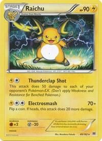 Raichu - XY - BREAKthrough (BKT) XY - BREAKthrough Reverse Holo