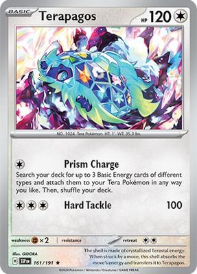 Terapagos - SV08: Surging Sparks (SSP) SV08: Surging Sparks Holo Rare