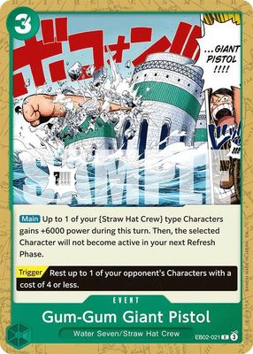 SJ Gum-Gum Giant Pistol - Extra Booster: Anime 25th Collection (EB-02) Extra Booster: Anime 25th Collection