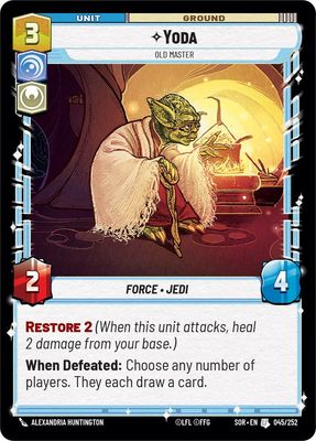 SJ Yoda - Old Master - Spark of Rebellion (SOR) Spark of Rebellion