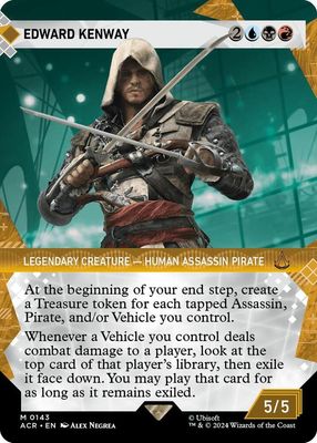 SJ Edward Kenway (Showcase) - Universes Beyond: Assassin's Creed (ACR) Universes Beyond: Assassin's Creed