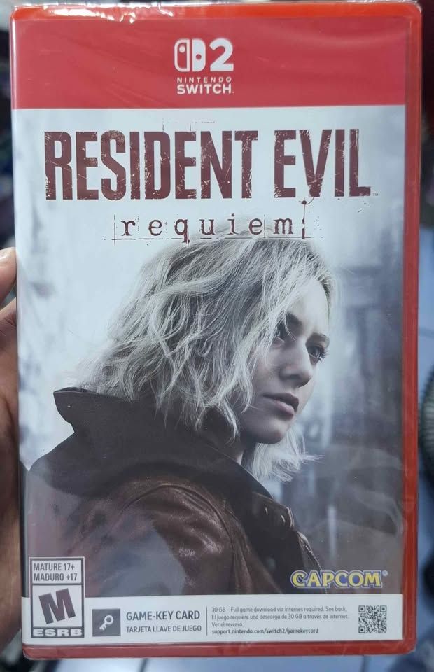 SJ1 Resident Evil Requiem Nintendo Switch 2 Nuevo Sellado