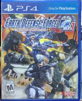 SJ1 Earth Defense 4.1 The Shadow of New Despair Playstation 4 Usado Completo