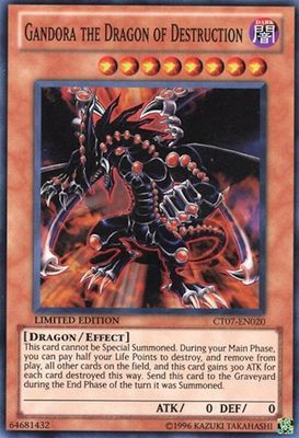 SJ Gandora the Dragon of Destruction - 2010 Collectors Tins (CT07) 2010 Collectors Tins Super Rare