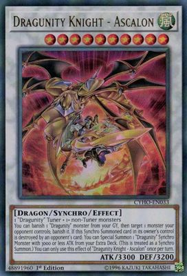 SJ Dragunity Knight - Ascalon - Cybernetic Horizon (CYHO) Cybernetic Horizon Ultra Rare