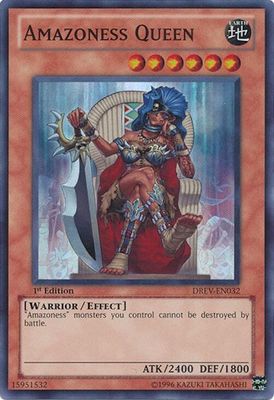 SJ1 Amazoness Queen - Duelist Revolution (DREV) Duelist Revolution Super Rare