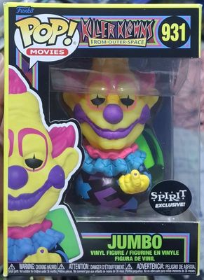 SJ1 Jumbo Figura Funko Pop Killer Klowns from Outer Space 931 Spirit Exclusive