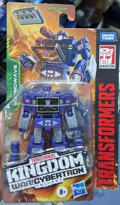 SJ1 Soundwave Figura Transformers Figura Kingdom War for Cybertron Trology Hasbro Nuevo