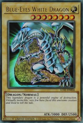 SJ1 Blue-Eyes White Dragon (25th Anniversary Edition) - Legendary Collection: 25th Anniversary Edition (LC01) Legendary Collection: 25th Anniversary Edition Ultra Rare