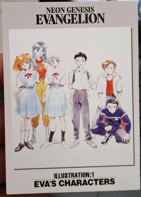 SH1 Neon Genesis Evangelion Illustration 1 Evas Characters Cardass Masters