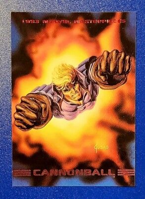 SJ Cannonball 50 Skybox 1993 Marvel Masterpieces