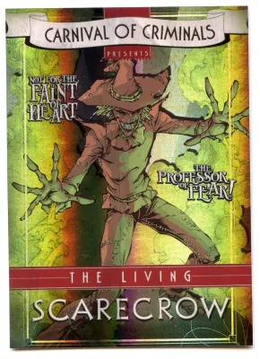 SJ The Living Scarecrow CP4 Carnival of Criminals Foil DC Comics Batman The Legend Trading Cards