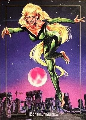 SJ Meggan 55 Skybox Marvel Masterpieces