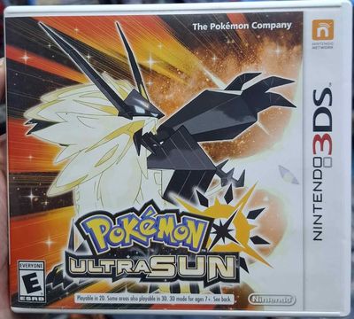 SJ1 Pokemon Ultra Sun Nintendo 3Ds Usado Completo