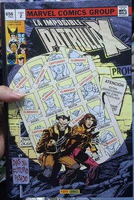SJ2 La Imposible Patrulla X Tapa Dura Comic Español Panini X Men Comic