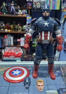 SJ6 Capitan America Figura 12 Pulgadas Marvel Legends