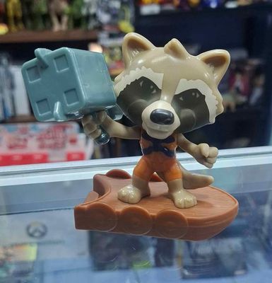 SJ3 Rocket Raccoon Juguete McDonald's Marvel Guardianes de la Galaxia