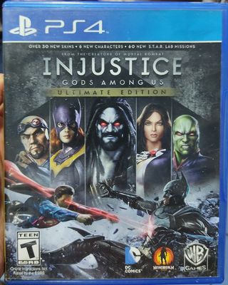 BJ1 Injustice Gods Among Us Ultimate Edition Playstation 4 Usado Completo