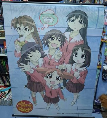 SJ2 Azumanga Daioh Wallscroll Original Anime Poster de Tela