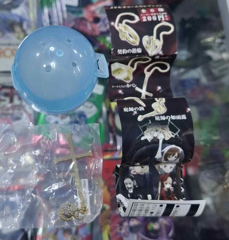 SH1 Rozen Maiden Metal Charm Collection Inverted Cross Anime Dije Collar