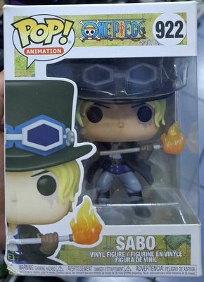 SJ1 Sabo Figura Funko Pop 922 One Piece Figura Caja Dañada
