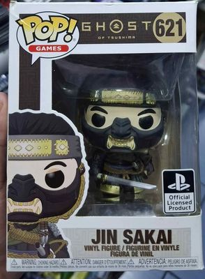 SJ1 Jin Sakai Figura Funko Pop Ghost of Tsushima 621 Caja Dañada
