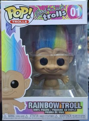 SJ3 Rainbow Troll Figura Funko Pop 01 Good Luck Trolls