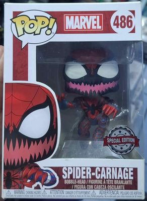 SJ2 Spider-Carnage Figura Funko Pop 486 Marvel