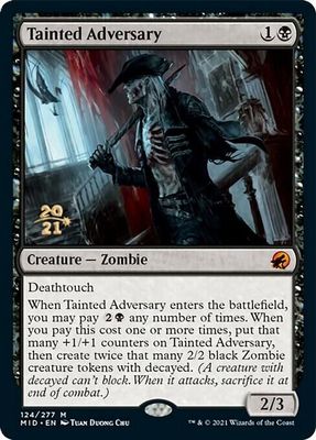 SJ Tainted Adversary - Prerelease Cards (PRE) Prerelease Cards Foil *Espanol*