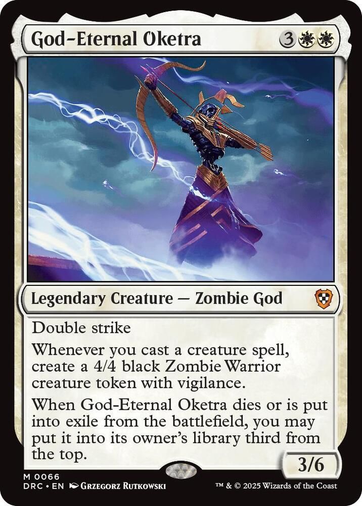 SJ God-Eternal Oketra - Commander: Aetherdrift (DRC) Commander: Aetherdrift