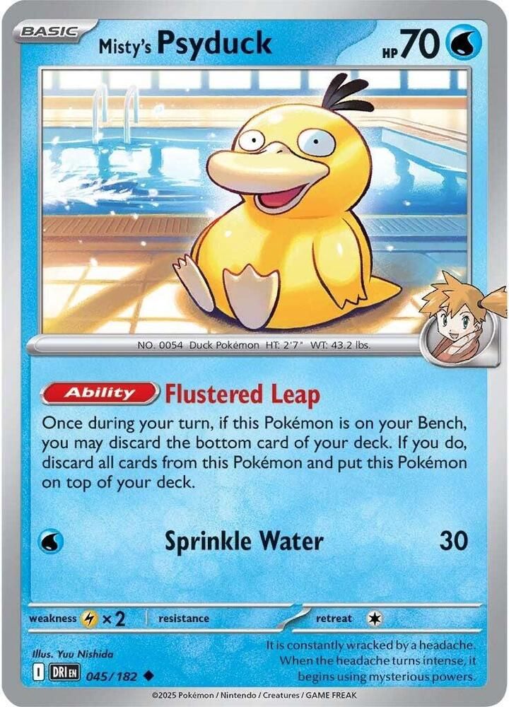 SJ Misty's Psyduck - SV10: Destined Rivals (DRI) SV10: Destined Rivals