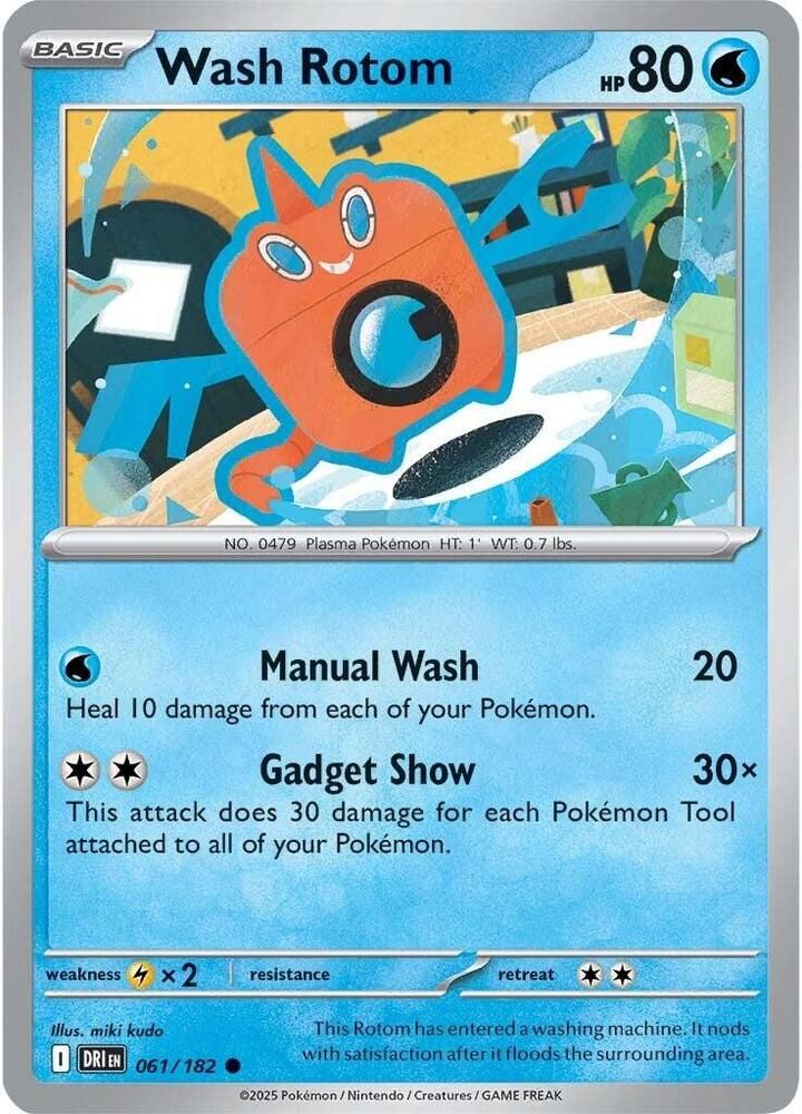 SJ Wash Rotom - SV10: Destined Rivals (DRI) SV10: Destined Rivals