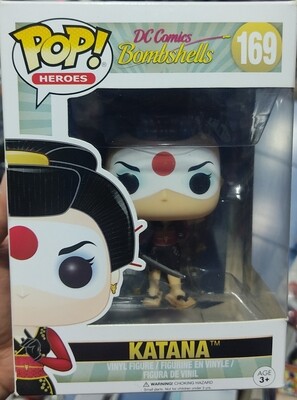 SH1 Katana Funko Pop 169 DC Comics Bombshells