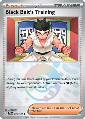 SJ Black Belt's Training - 096/131 (Poke Ball Pattern) - SV: Prismatic Evolutions (PRE) SV: Prismatic Evolutions *Espanol* Foil