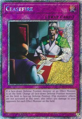 SJ Ceasefire (Platinum Secret Rare) - Quarter Century Bonanza (RA03) Quarter Century Bonanza