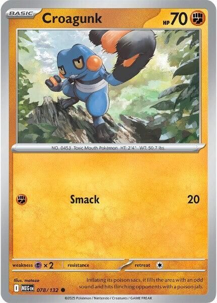 SJ Croagunk - ME01: Mega Evolution (MEG) ME01: Mega Evolution Reverse Foil