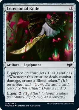 SJ Ceremonial Knife - Innistrad: Crimson Vow (VOW) Innistrad: Crimson Vow
